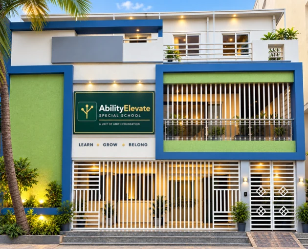 AbilityElevate Special School building in Nizampet, Hyderabad